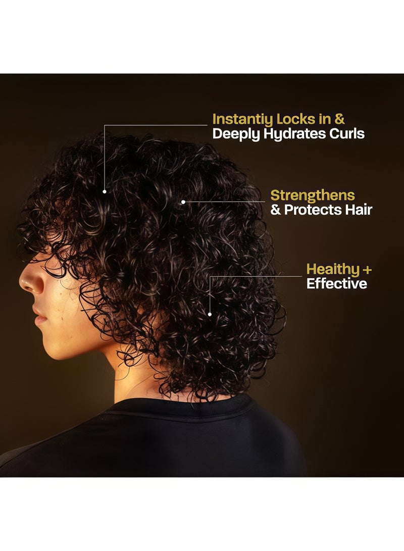 Based 2-Pack BASED Elastic Moisturizing Curl Cream 200ML | Curls Set, Volume, Shine, Nourish, and Lock in Moisture - Image 2